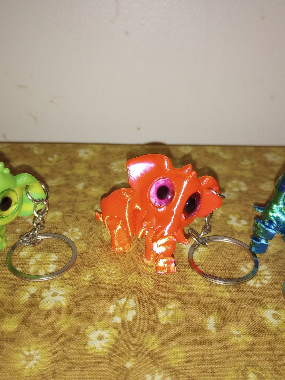 Elephant Keychain Toy - Kids Toy Set Of 3